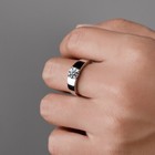 925 Sterling Silver Crystal Stone Adjustable Ring Engagement Women Jewellery UK
