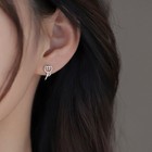 925 Sterling Silver Lovely Tulip Flower Stud Earrings Women Girls Jewellery Gift