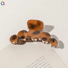 Large Coffee Colour Hair Claw Crab Clip Hair Styling For Women Hair Accessories