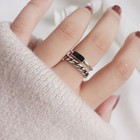 Vintage Fashion Adjustable Ring 925 Sterling Silver Women Girls Jewellery Gift