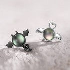 925 Sterling Silver Angel Demon Stud Earrings Jewellery Women Girls Gift UK
