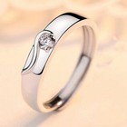 925 Sterling Silver Angel Wing Adjustable Ring Women Girls Jewellery Gift UK