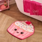 OHS Novelty Bath Mat Soft Velvet Quick Dry Non-Slip Adults Kids Fun Shower Rug