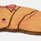 OHS Croissant Doormat Novelty Non Slip Indoor Outdoor Coir Door Mat Rug