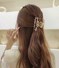 Large Rectangle Hair Claw Crab Clip Hair Styling For Women Hair Accessories UK