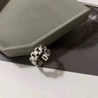 925 Sterling Silver Vintage Adjustable Fashion Ring Women Girls Jewellery Gift