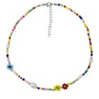 Bohemia Colourful Beaded Fahsion Choker Necklace Women Girls Jewellery Gift UK