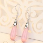 Womens Moonstone Opal Drop Hook Earrings 925 Sterling Silver Jewellery Gift UK