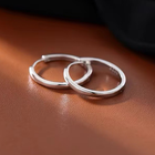 Womens Girls 925 Sterling Silver Fashion Huggie Hoop Earrings Jewellery Gift UK