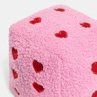 OHS Dice Weighted Door Stop Teddy Fleece Decorative Stoppers