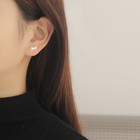 925 Sterling Silver Cute Cat Stud Earrings Jewellery Women Girls Gift UK
