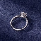 Crystal Stone Adjustable Ring 925 Sterling Silver Womens Girls Jewellery Gift UK