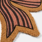 OHS Bow Shaped Doormat Novelty Non Slip Indoor Outdoor Coir Door Mat Rug