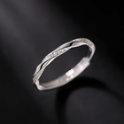 925 Sterling Silver Crystal Fashion Adjustable Ring Women Girls Jewellery Gift