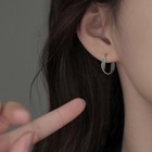 925 Sterling Silver Twisted Fashion Hoop Earrings Jewellery Women Girls Gift UK