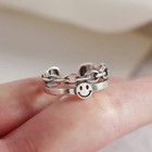 Vintage Fashion Adjustable Ring 925 Sterling Silver Women Jewellery Gift UK