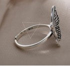 Women Girls Vintage Butterfly Adjustable Ring 925 Sterling Silver Jewellery Gift