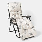 OHS Printed Gravity Chair Seat Cushion Water Resistant Filled Garden Pad