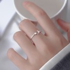 925 Sterling Silver Moon Star Adjustable Ring Womens Girls Jewellery Gift UK
