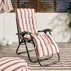 OHS Printed Gravity Chair Seat Cushion Water Resistant Filled Garden Pad