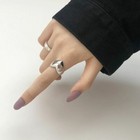 925 Sterling Silver Vintage Love Heart Adjustable Ring Women Girls Jewellery UK