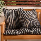 OHS Fun Print Garden Cushion Covers 2 Pack Water Resistant Outdoor Indoor