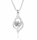 Swirl Stone Pendant Necklace Stud Earrings 925 Sterling Silver Women Jewellery
