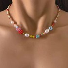 Bohemia Colourful Beaded Fahsion Choker Necklace Women Girls Jewellery Gift UK