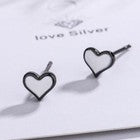 Cute Heart Stud Earrings Women Girls 925 Sterling Silver Jewellery Gift UK