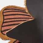 OHS Bow Shaped Doormat Novelty Non Slip Indoor Outdoor Coir Door Mat Rug