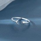 925 Sterling Silver Moon Star Adjustable Ring Womens Girls Jewellery Gift UK