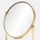 OHS Makeup Vanity Mirror Metal Frame Countertop Freestanding Pedestal