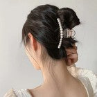 Lovely Pearl Hair Claw Clip Big Size Hair Styling For Women Accessories