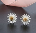 925 Sterling Silver Lovely Flower Stud Earrings Women Girls Jewellery Gift UK