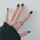 Women Girls Fashion Vintage Adjustable Ring 925 Sterling Silver Jewellery Gift