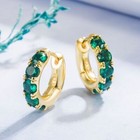 Gold Hoop Earrings 925 Sterling Silver Women Girls Jewellery UK