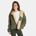 OHS Plain Drying Changing Robe Sherpa Water Resistant Cropped Jacket Outerwear