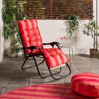 OHS Printed Gravity Chair Seat Cushion Water Resistant Filled Garden Pad