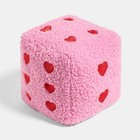 OHS Dice Weighted Door Stop Teddy Fleece Decorative Stoppers