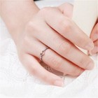 925 Sterling Silver Mini Heart Adjustable Ring Womens Girls Jewellery Gift UK