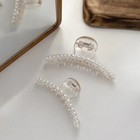 Lovely Pearl Hair Claw Clip Big Size Hair Styling For Women Accessories