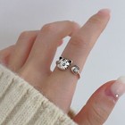 Vintage Cute Tiger Adjustable Ring 925 Sterling Silver Women Girls Jewellery UK