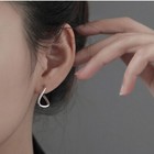925 Sterling Silver Twisted Elegant Hoop Earrings Jewellery Women Girls Gift UK