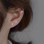 925 Sterling Silver Cute Mini Flower Earrings Women Girls Jewellery Gift UK