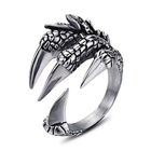 Vintage Dragon Claw Adjustable Ring 925 Sterling Silver Women Girls Jewellery UK
