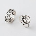 925 Sterling Silver Vintage Adjustable Fashion Ring Women Girls Jewellery UK