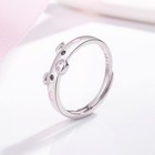 925 Sterling Silver Cute Piggy Little Finger Ring Womens Girls Jewellery Gift UK