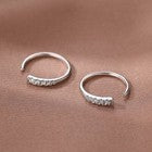 925 Sterling Silver Crystal Round Dangle Earrings Women Girls Jewellery Gift UK