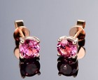 Womens 925 Sterling Silver Cubic Zirconia Round Stud Earrings Jewellery Gift