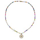 Bohemia Colourful Beaded Fahsion Choker Necklace Women Girls Jewellery Gift UK